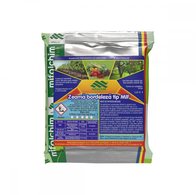 Zeama bordeleza cu rol bactericid si fungicid, 500 g