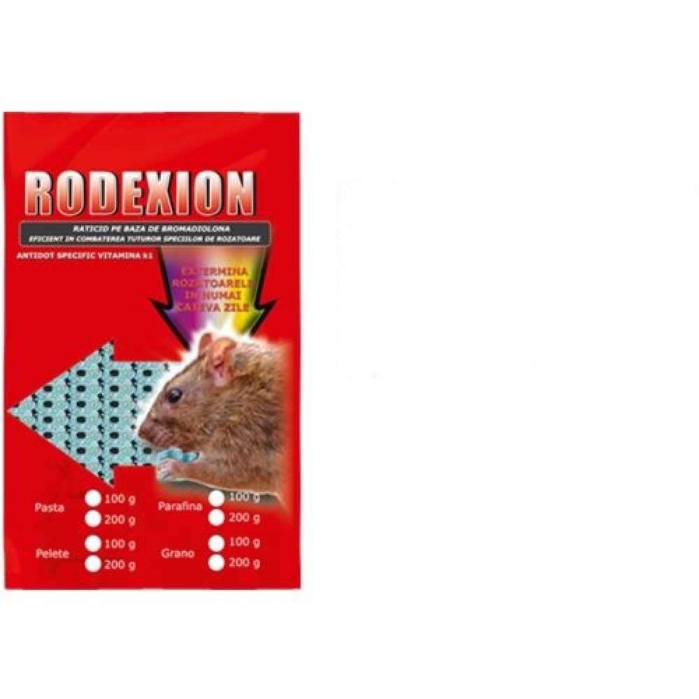 Raticid momeala micropelete  Rodexion 200gr