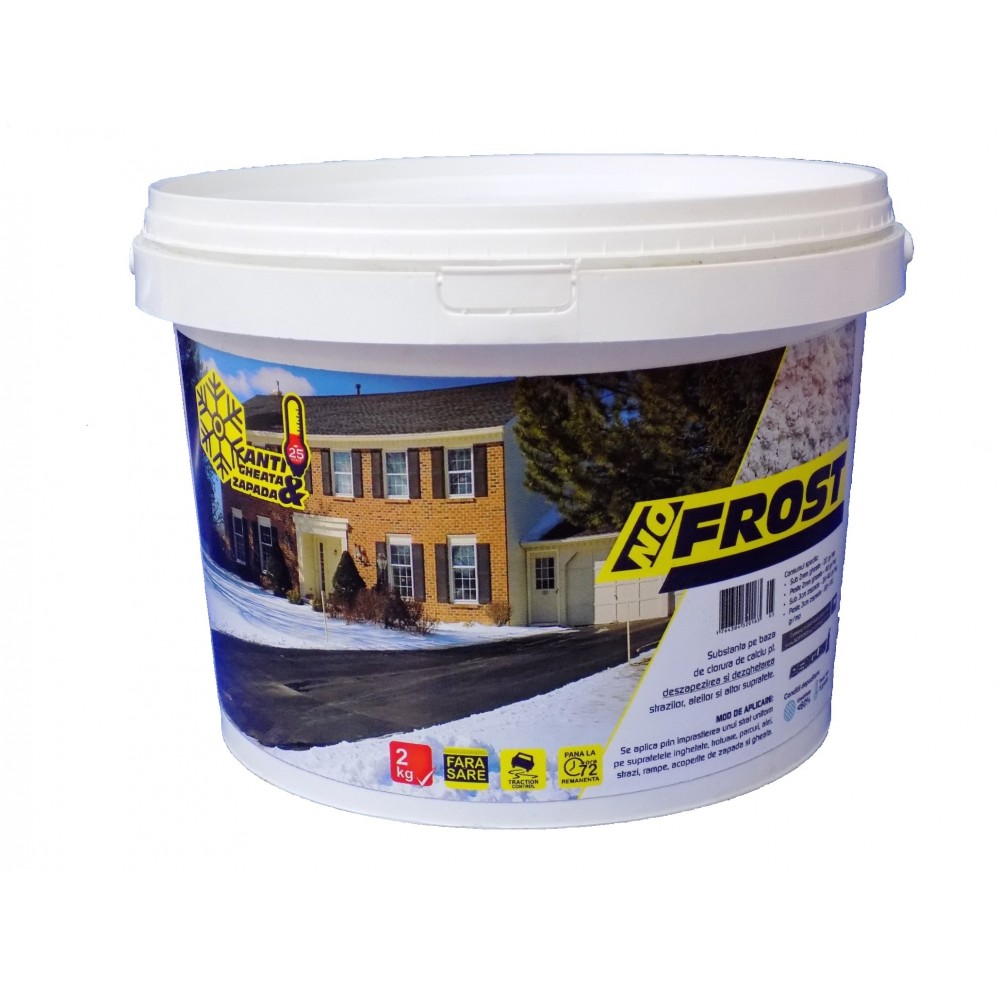 No Frost 2 kg. pentru deszapezire si combatere gheata