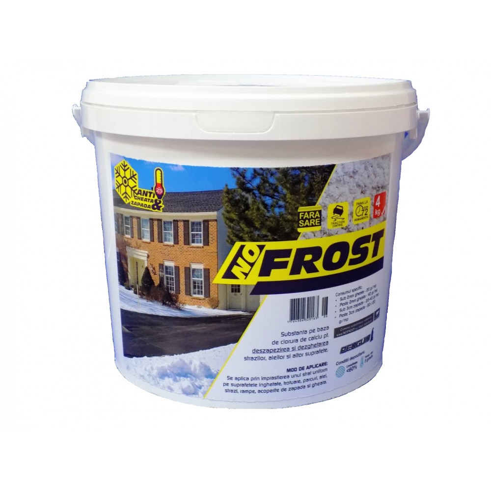 No Frost 4 kg. pentru deszapezire si dezghet